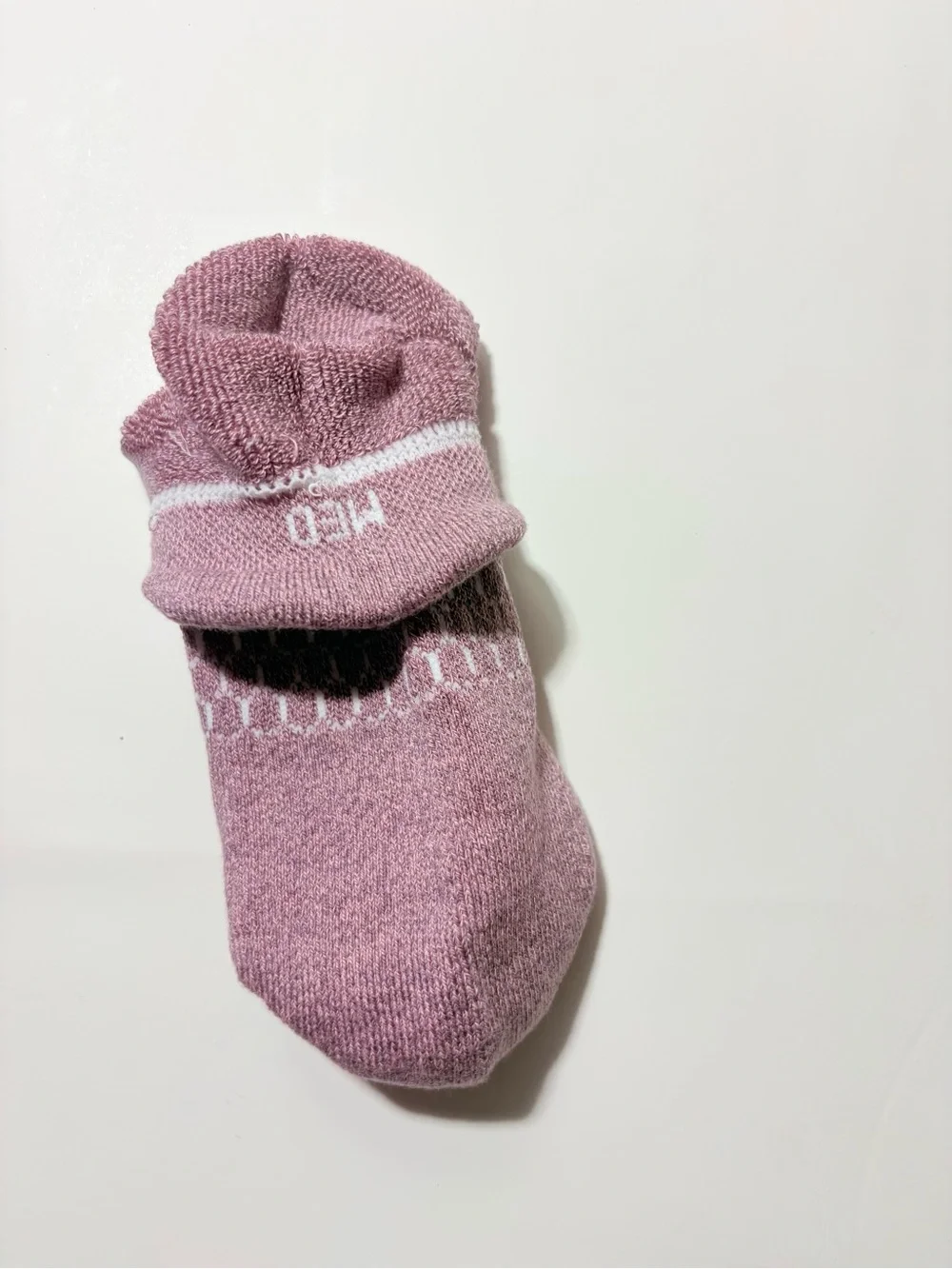 Bombas 5 Pack Mauve Purple Cushioned Ankle Socks Size M